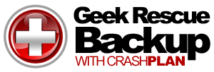 Geek Rescue Backup with Crash Plan